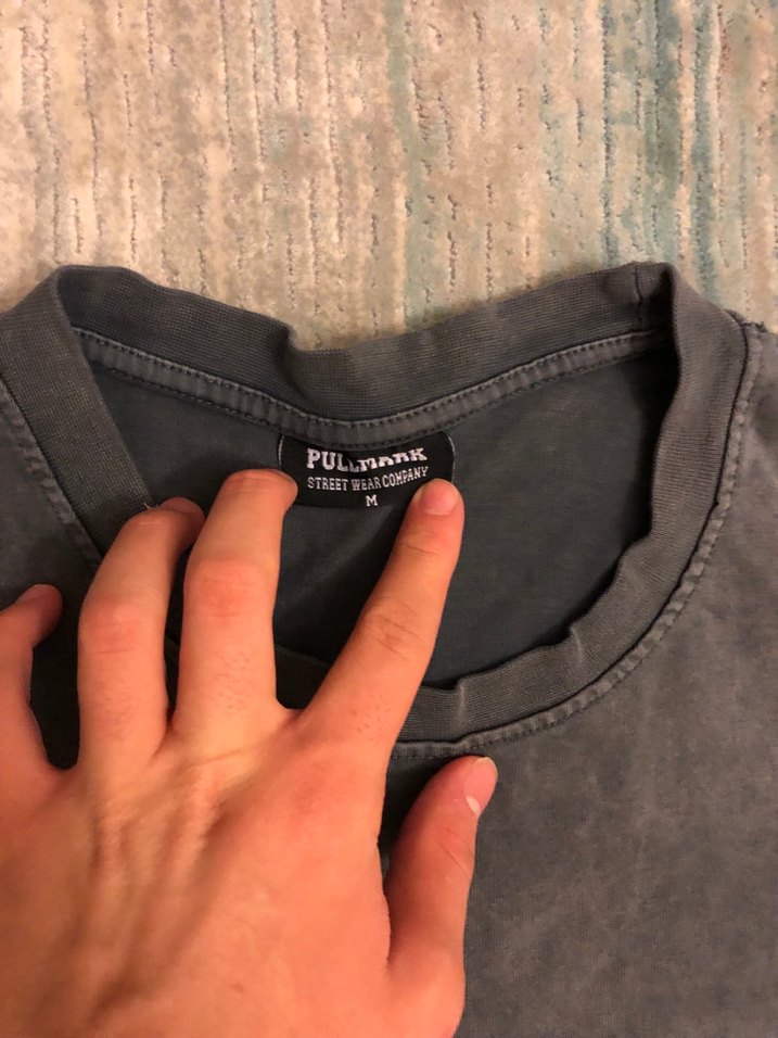 Siyah Oversize Erkek Tişört "1989" Baskılı - Görsel 3