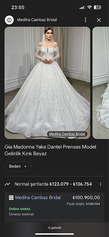Özel ilan gelinlik