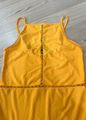 Sarı Strappy Bohem Tarz Mayo - Görsel 2