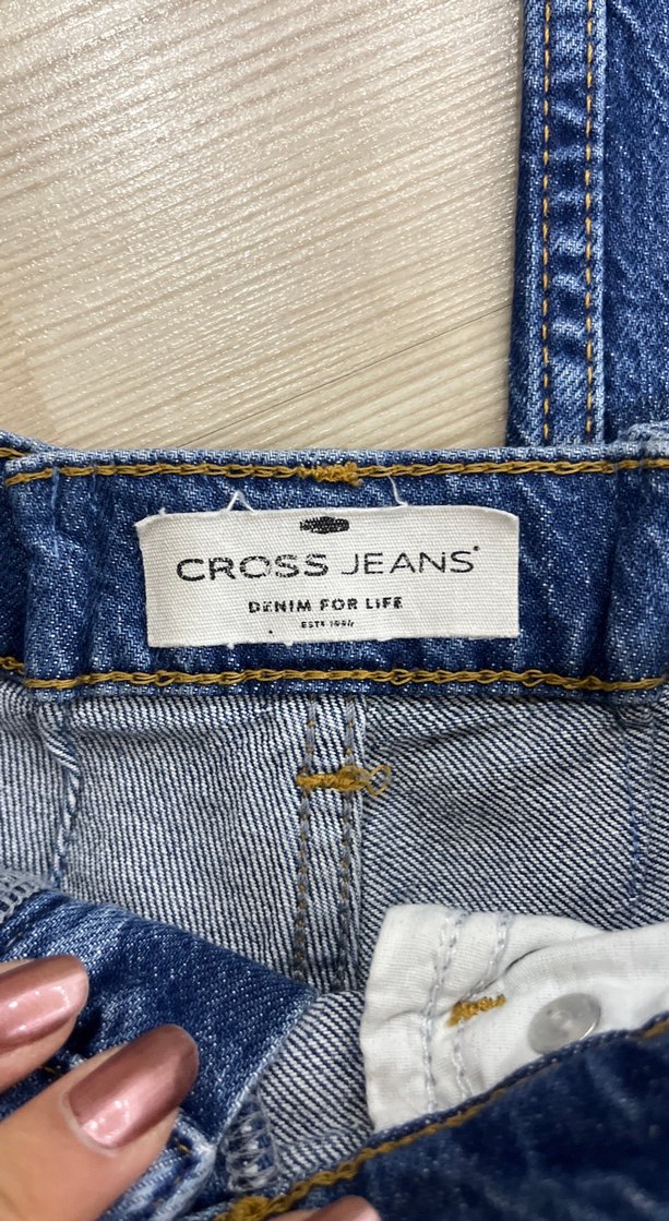 Kadın Lacivert Midi Kot Pantolon - Görsel 4