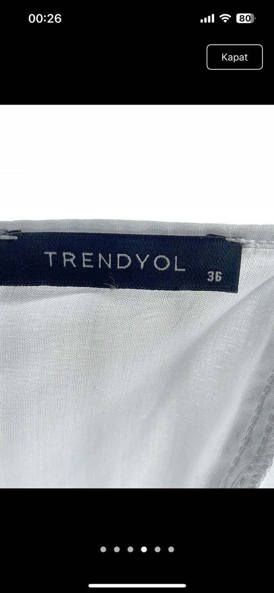 Beyaz Straplez Kısa Kollu Kadın Bluz - Görsel 4