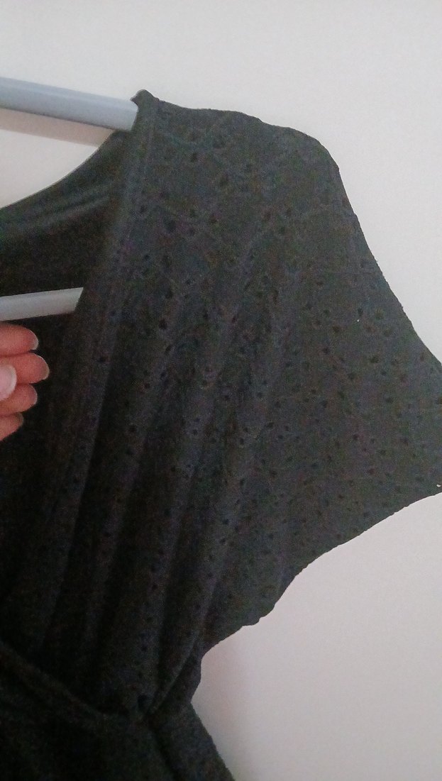 Siyah Pilili Uzun Elbise - Görsel 4