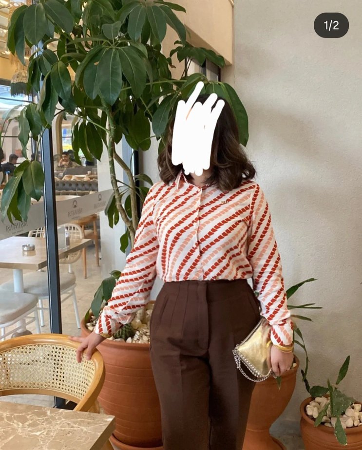 Kadın Kahverengi Yüksek Bel Pantolon - Görsel 2