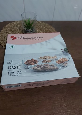 Paşabahçe Bölmeli Cam Servis Tabağı - Görsel 3