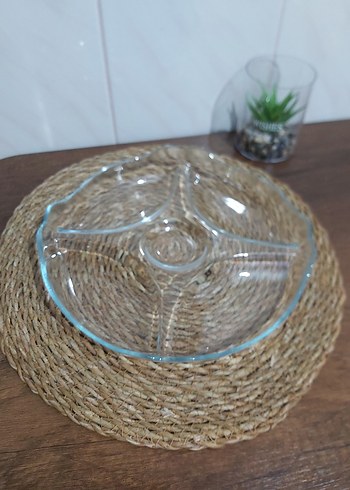 Paşabahçe Bölmeli Cam Servis Tabağı - Görsel 5