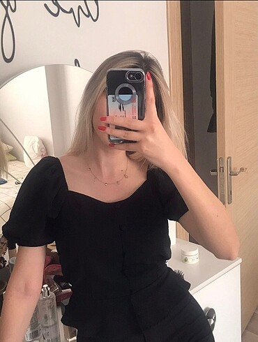 s Beden siyah Renk Siyah bluz