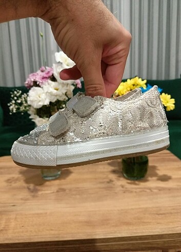 26 Beden beyaz Renk Converse çocuk spor ayakkabı