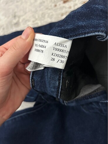 38 Beden lacivert Renk Alissa Casual Koyu Mavi Jean Pantolon