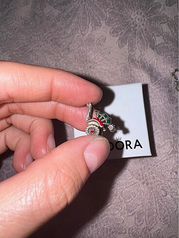 Pandora Gümüş bebek arabası charm