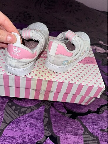 27 Beden Orjinal adidas superstar çocuk ayakkabı