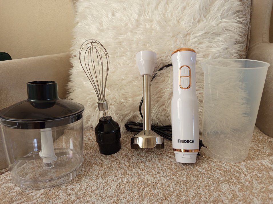 Bosch 4'ü 1 Arada El Blenderı BS-1989 Beyaz - Görsel 3
