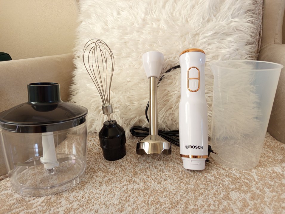 Bosch 4'ü 1 Arada El Blenderı BS-1989 Beyaz - Görsel 4