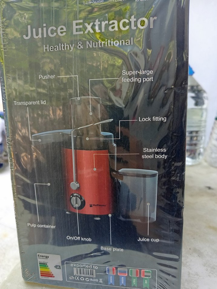 Hoffmans HM-621 Kırmızı Meyve Sıkacağı - Görsel 3