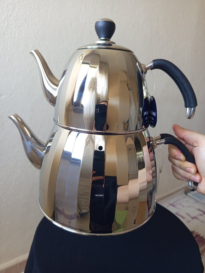 Vicalina Paslanmaz Çelik Çaydanlık Seti - Görsel 2