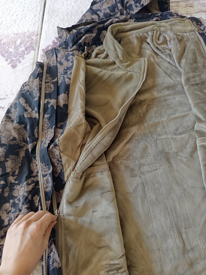 Columbia Kapüşonlu Kamuflaj Erkek Mont - Görsel 4