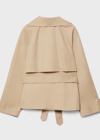 Stradivarius Bej Midi Kadın Trençkot Stradivarius