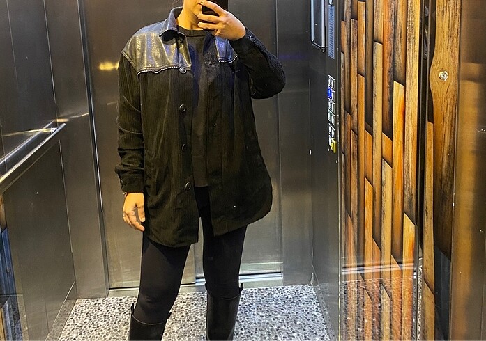 Zara Sorunsuz ceket gömlek