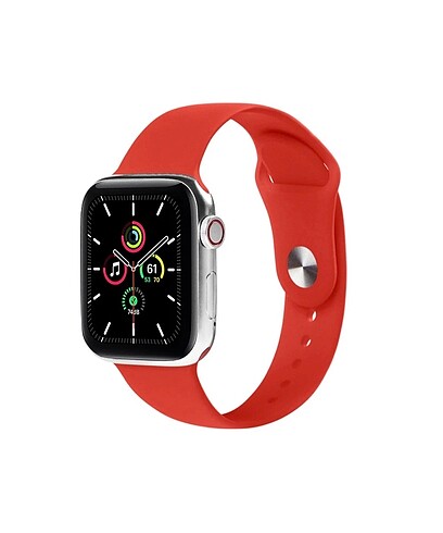 Apple Watch Silikon Kırmızı Kordon
