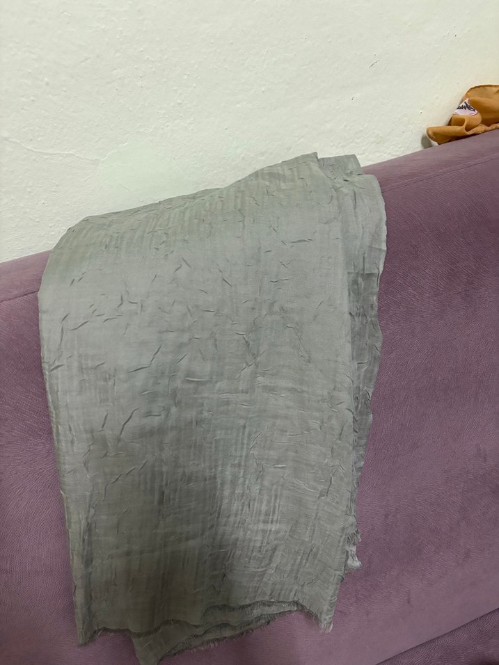 Yeşil Bürümcük Kadın Şal - Görsel 2