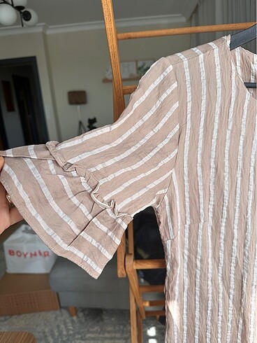 36 Beden camel Renk Trendyol Milla yazlık elbise