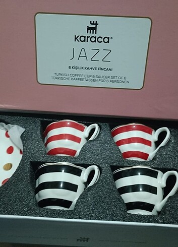 Karaca Karaca 6 kişilik kahve fincanı