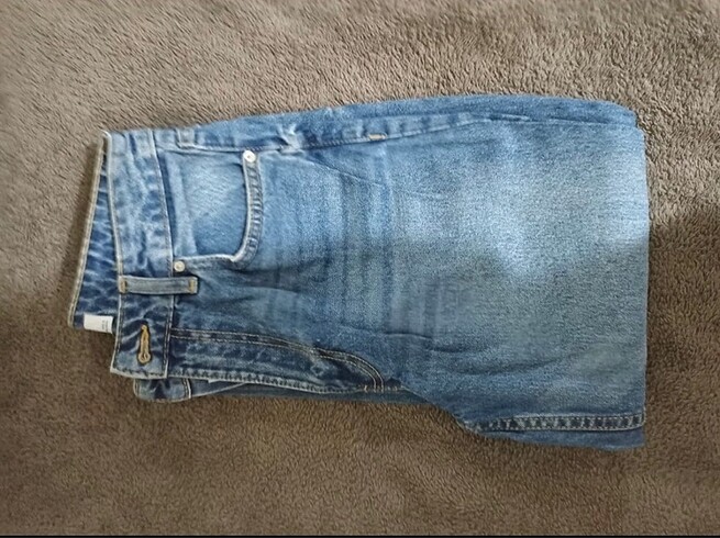36 Beden mavi Renk Bershka kot jean