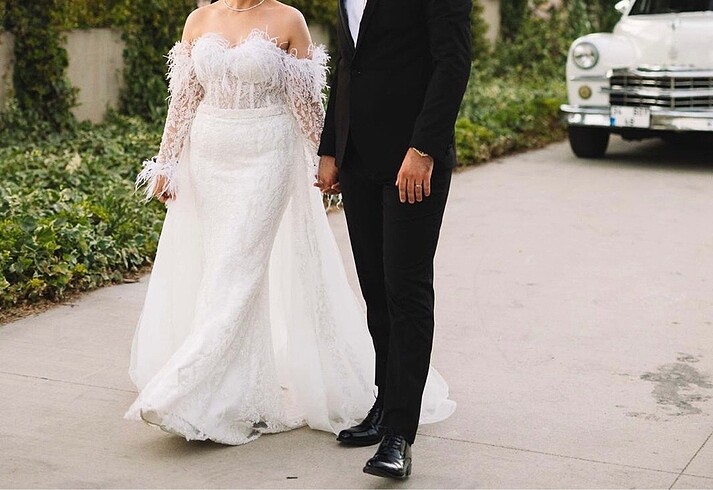 Balık model gelinlik - Görsel 5