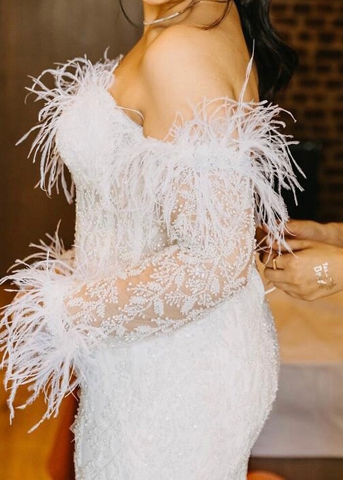 Balık model gelinlik - Görsel 2