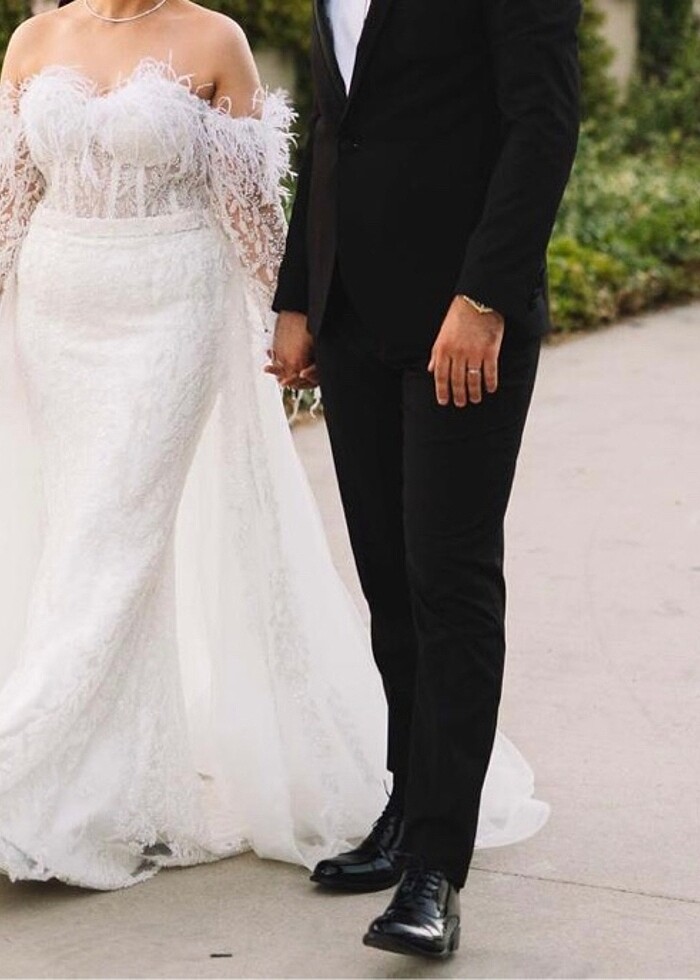 Balık model gelinlik - Görsel 5