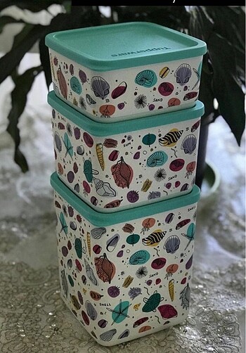 tupperware künik set 3 lü