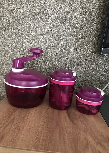 Tupperware Mor süper şef Set