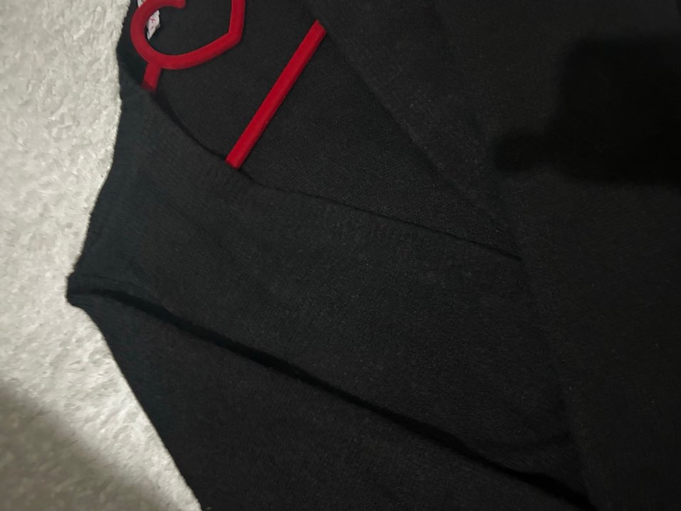 Siyah Uzun Kollu Kadın Hırka - Görsel 2