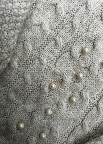 Gri İnce Örgü Kadın Kazak - Görsel 5