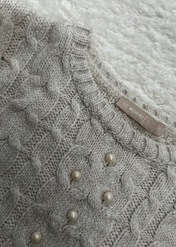 Gri İnce Örgü Kadın Kazak - Görsel 2