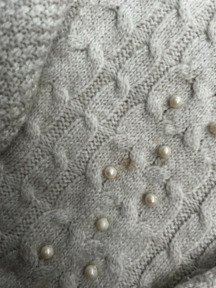Gri İnce Örgü Kadın Kazak - Görsel 5