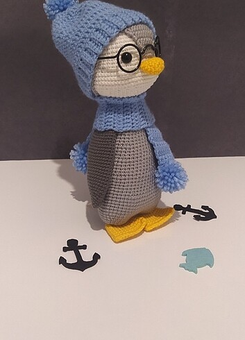 Diğer Amigurumi penguen