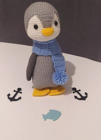  Beden Renk Amigurumi penguen