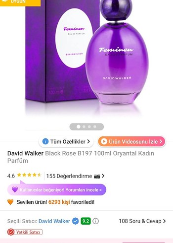 David Walker Black Rose 100ml Kadın Parfüm