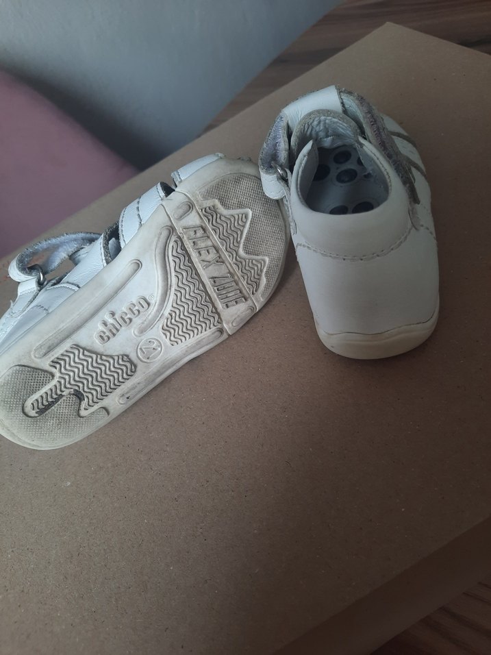 Kız Bebek Beyaz İlk Adım Ayakkabısı - Görsel 5