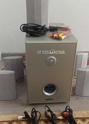 Sıfır beko 5+1 ses sistemi