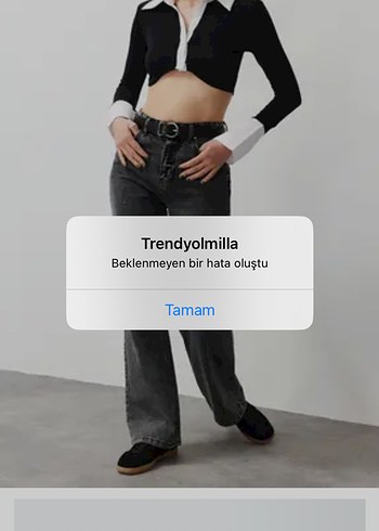 Trendyol & Milla Mini yakalı gömlek