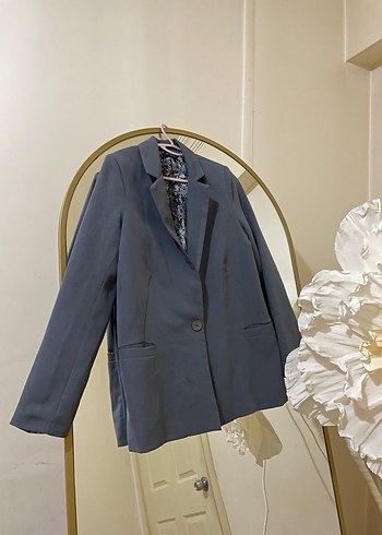 Gri Desenli Kadın Ceket - Görsel 2