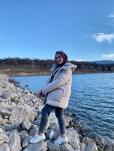 m Beden Şişme mont