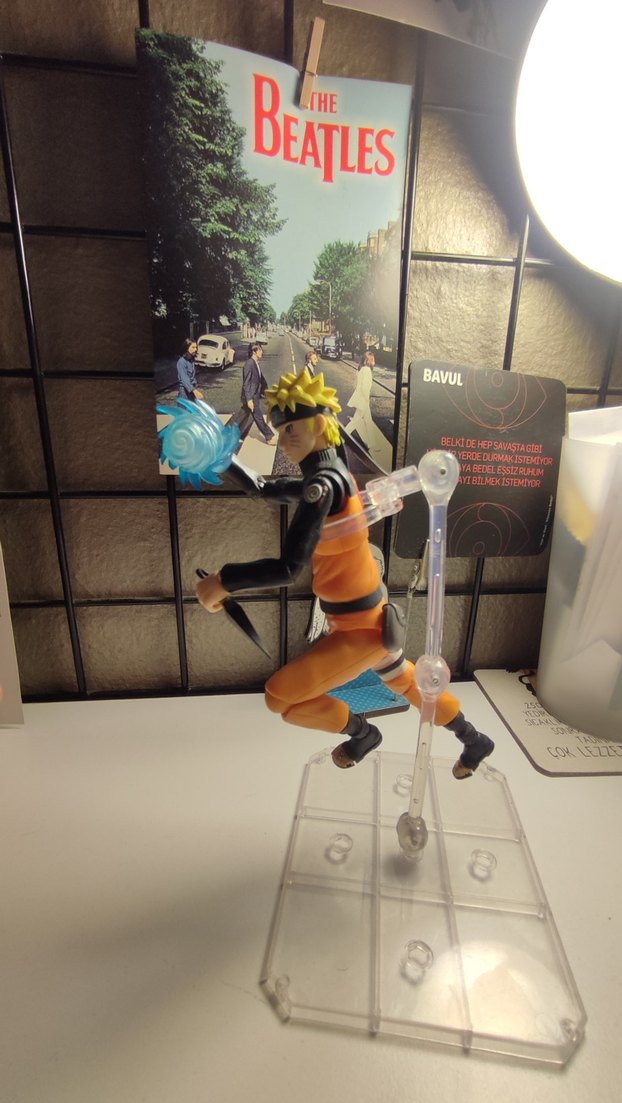 Naruto animesinden eklemli Naruto figür shf - Görsel 2