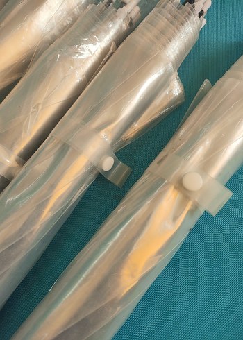 Şeffaf Beyaz Kadın Şemsiye - Görsel 5