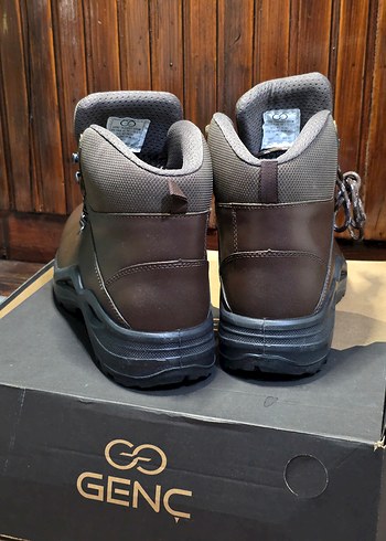 Kahverengi Deri Erkek Outdoor Bot - Görsel 3