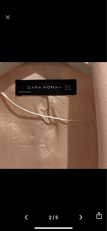 Zara Zara Pudra Ceket