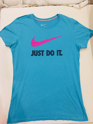 l Beden turkuaz Renk Orjinal nike t-shirt