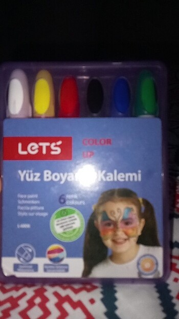 Lets yüz boyam kalemi çok kalteli
