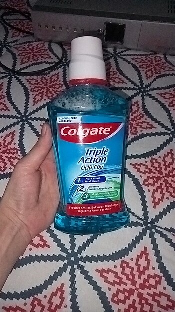 Colgate üçlü etki ağız bakım suyu 